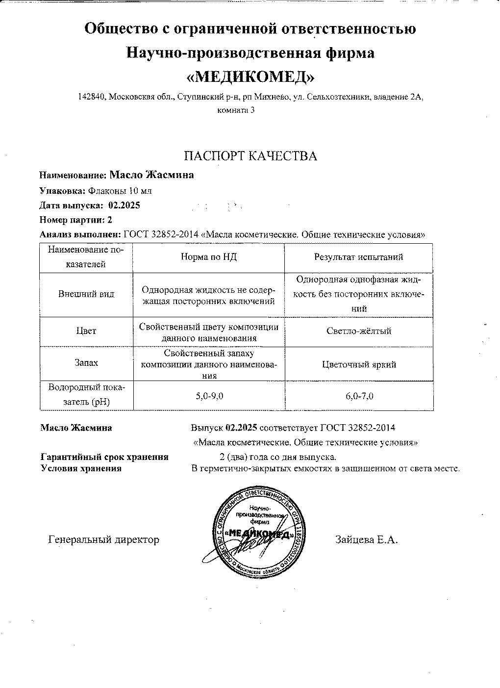 Паспорт №022025